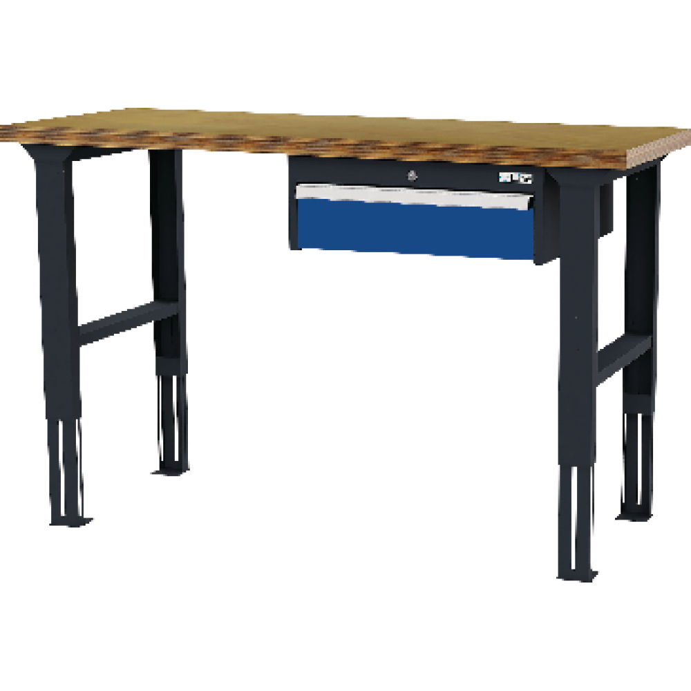Arbeitstisch B2000mm HV 1 Schbl. 7035/5010 Forum