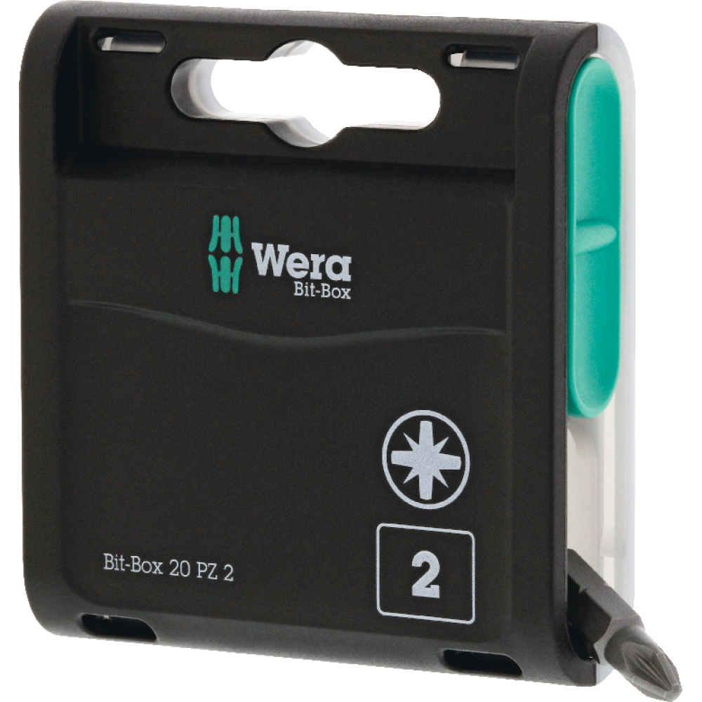 Bit-Box 20H mit 20Stück Bits PZ2x25mm Wera