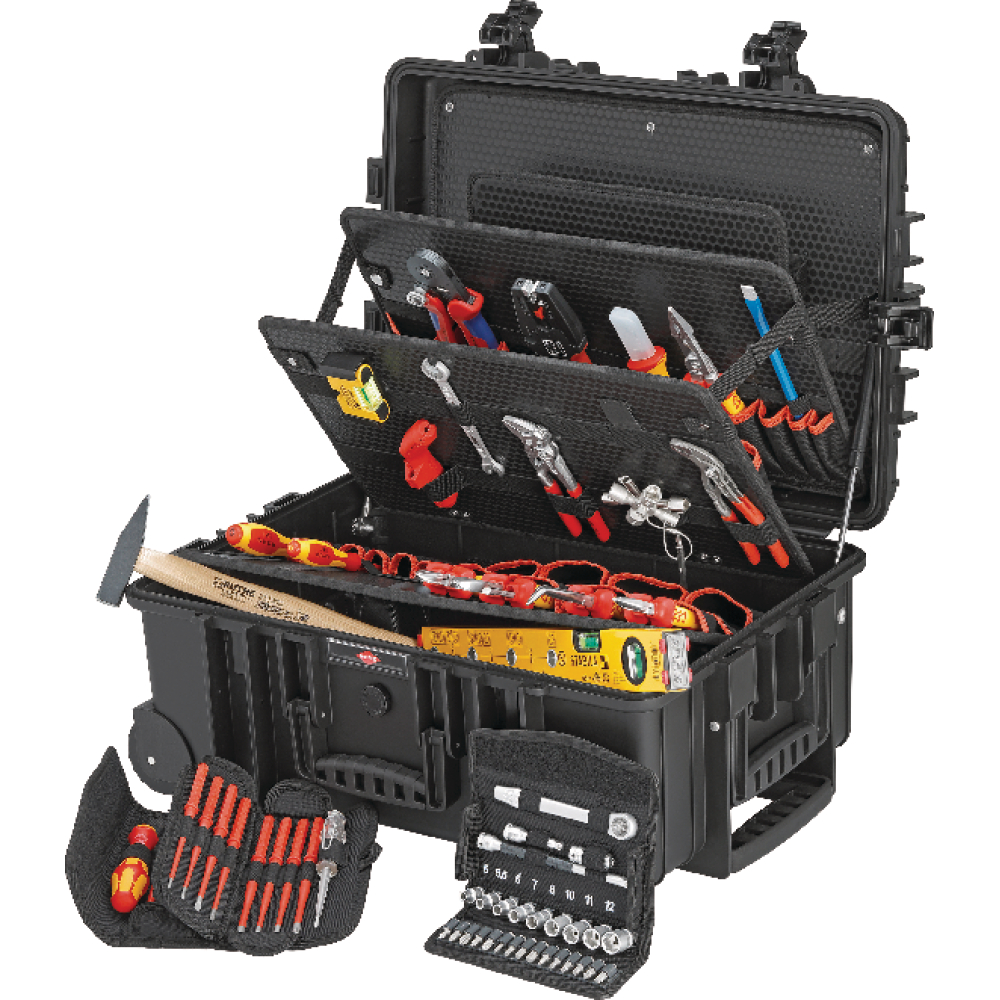Werkzeugkoffer Robust 45 Elektro 63-teilig KNIPEX