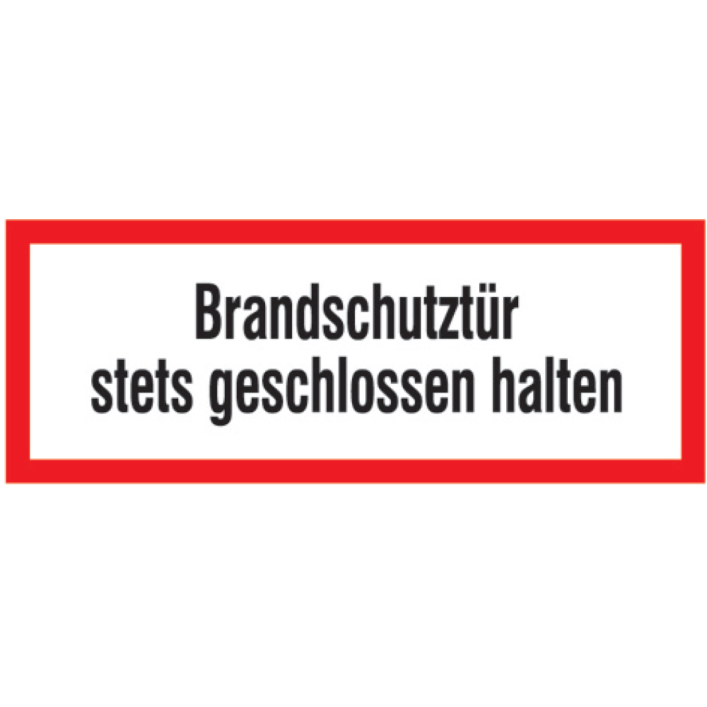 Brandschutztür geschl. h. PVC-Folie, selbstklebend