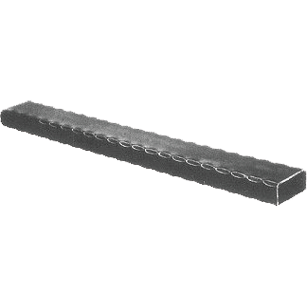 PfT-Rohrprofil 60x30x2,5mm 6m gehämmert