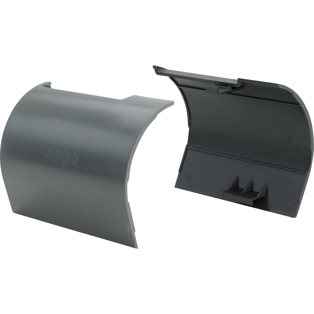Viega Deckel 4995.91 in DN50 Kunststoff grau