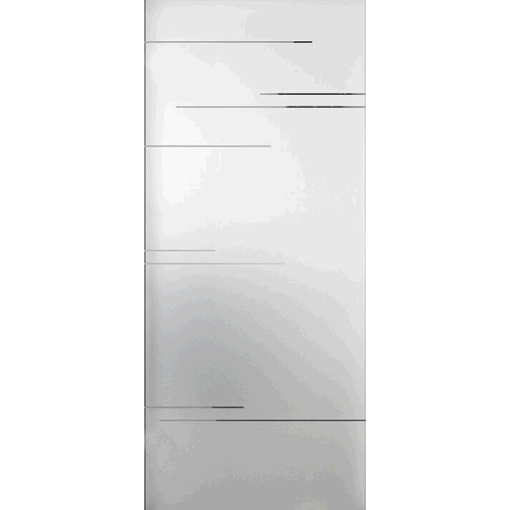 Ganzglastür ESG-Clear GS067 Motiv klar GrooveGlass