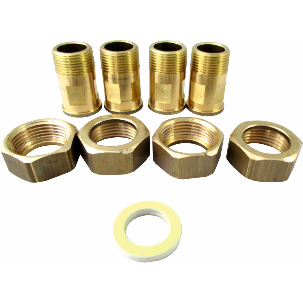 Wolf Anschluss-Set Fittings 1" Schraubanschluß (Ms AG), für SL-32..