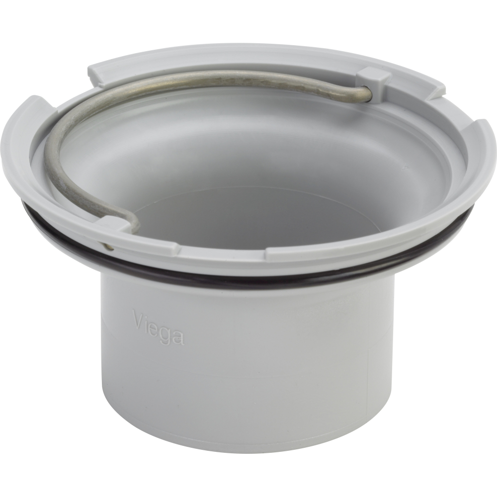 Viega Tauchrohr 4973.91 in 90x50mm Kunststoff grau
