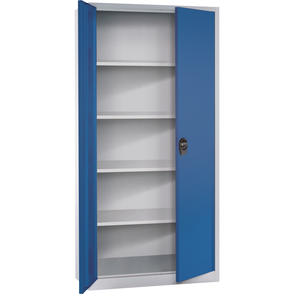 Flügeltürenschrank FORUM 4Böden lack.50kg Tragl. H1950xB940xT400mm RAL