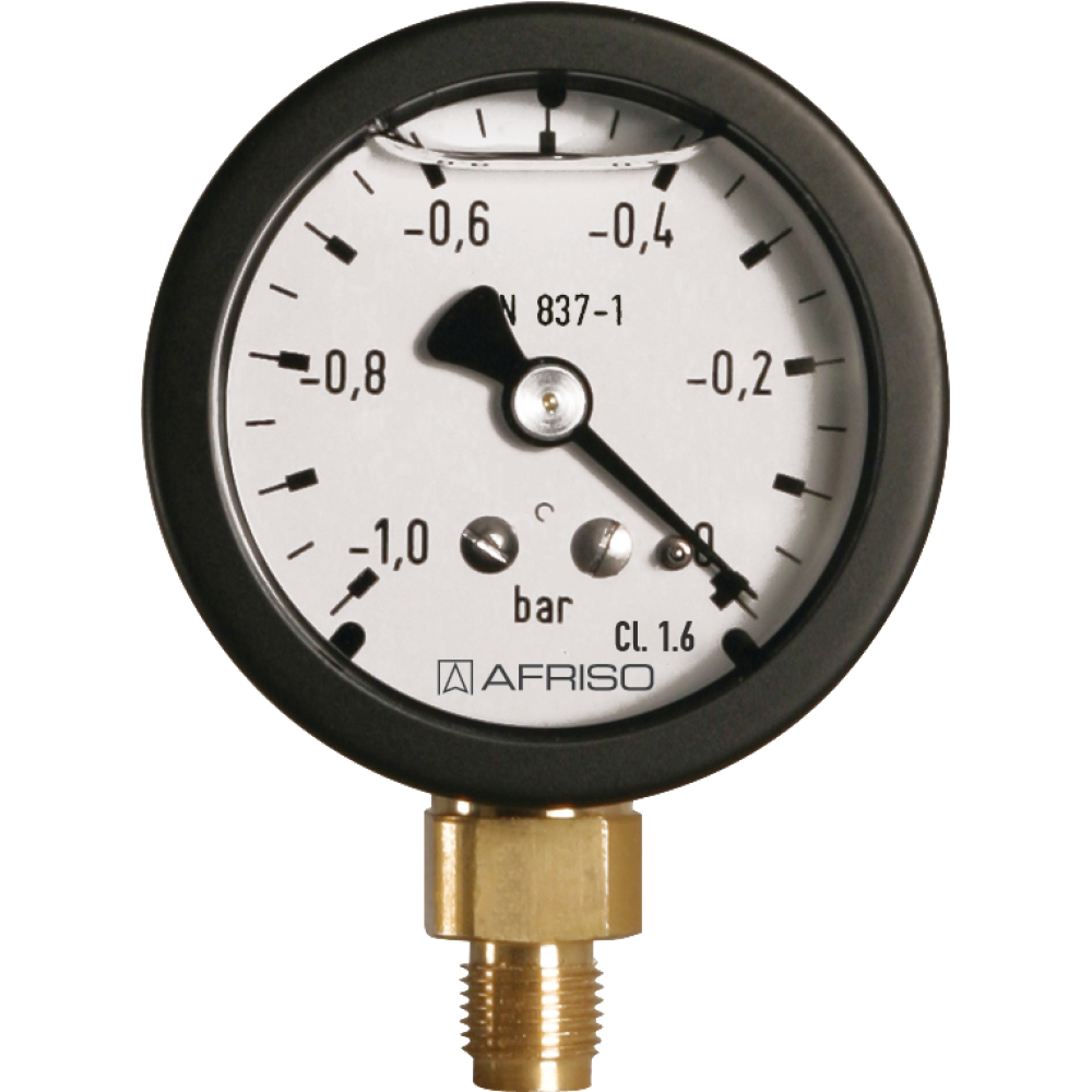 Manometer für Pumpenprüfset mit Glyzerinfüllung