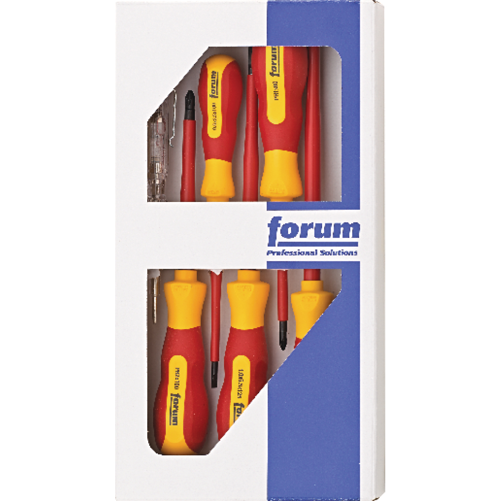 FORUM Schraubendreher-Satz VDE 6tlg. mit Prüfer