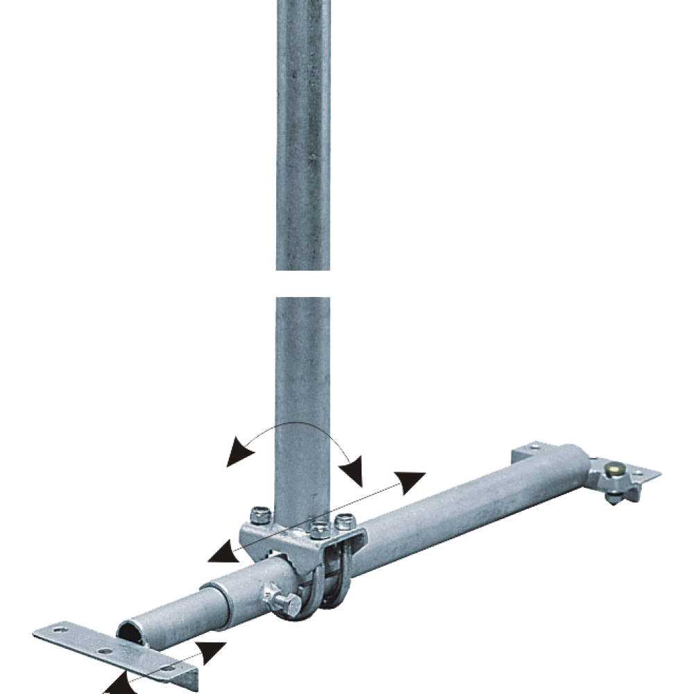 Dachsparrenhalter QSH05-1 500-950mm Mast 1300 mm
