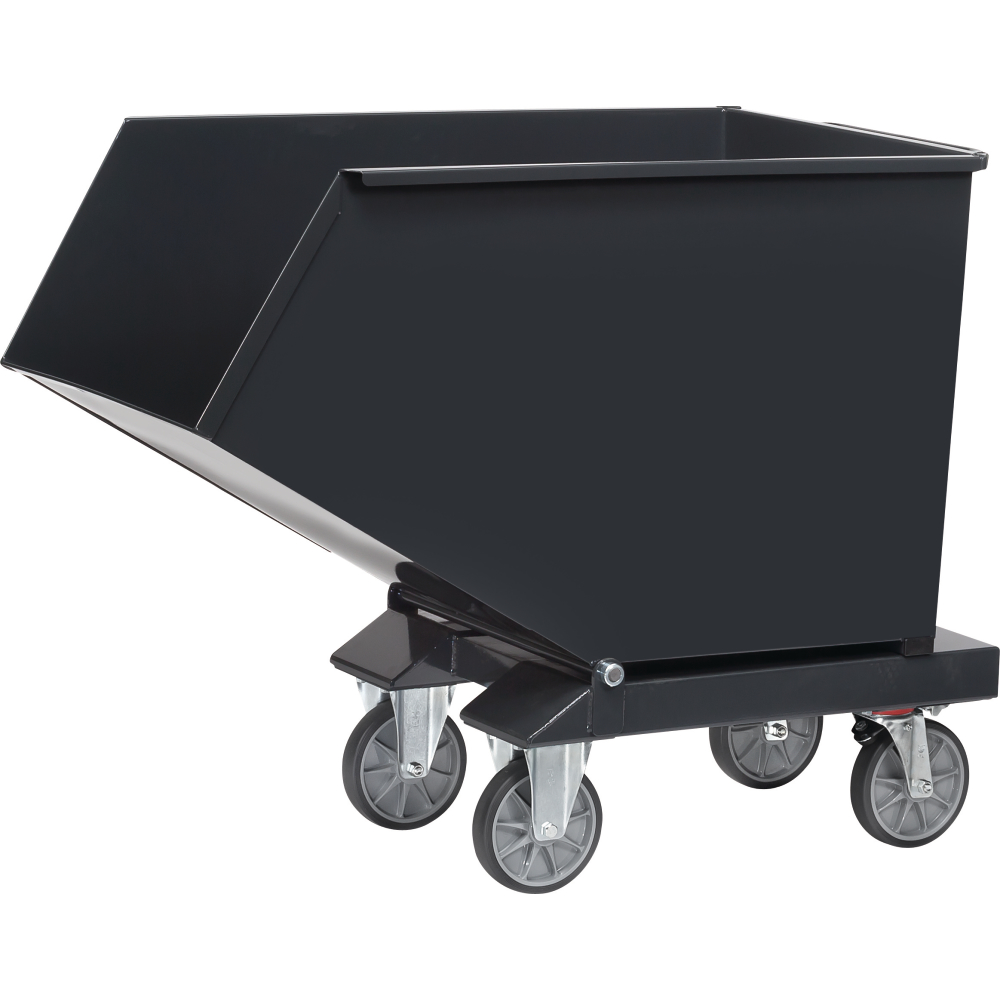 Muldenkipper 500kg 600l Ablasshahn, grau
