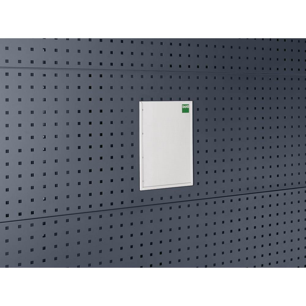 Einstecktasche B300xT4xH215 mm A4 quer für Lochplatten für Lochplatten