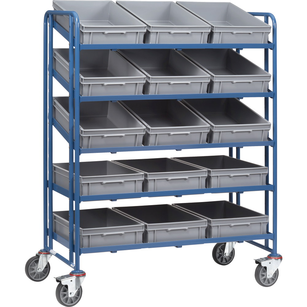 Eurokasten-Wagen 1399 15 Kästen, 300kg 1240x610