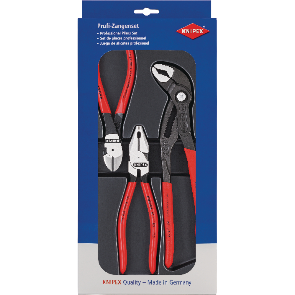KNIPEX Zangen-Satz Kraft-Paket 3-teilig