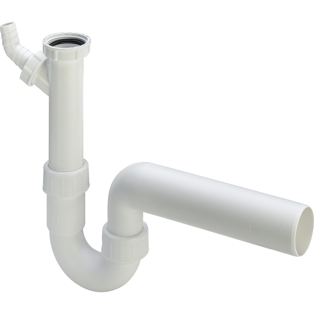 Viega Röhrengeruchverschluss 7985.10 in G1 1/2 x 50mm Kunststoff weiss