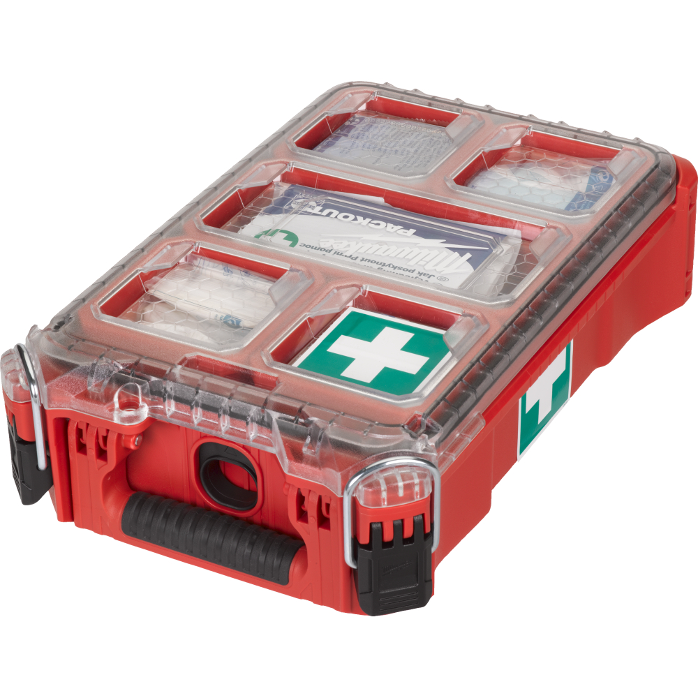 Milwaukee Erste-Hilfe-Kit DIN13157 im PACKOUT Organiser Slim