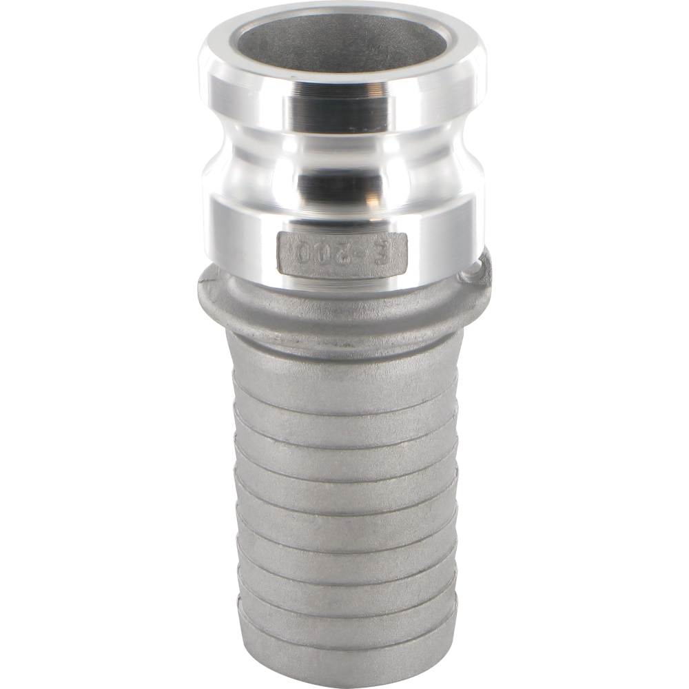 Kamlok Vaterteil Typ E DN100, Tülle 103mm, Alu