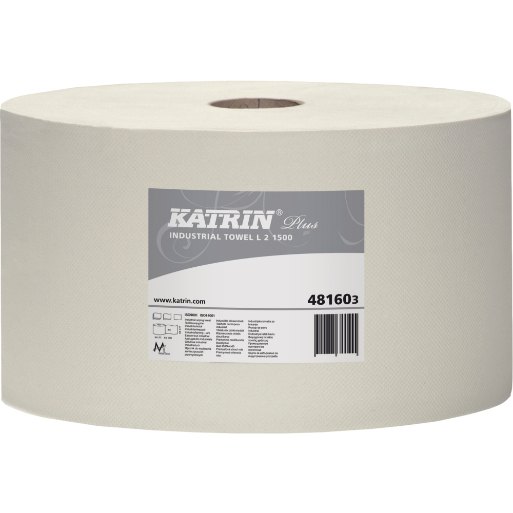 Putzpapier weiss 2lagig 22x38cm 1500Blatt KATRIN
