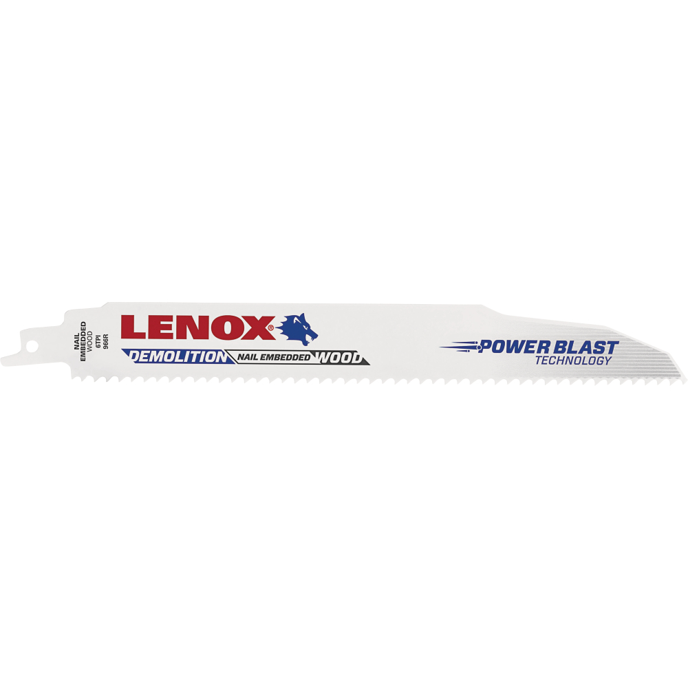 LENOX Säbelsägeblatt 229x25x1,6mm 6Zähne 2er-Pack