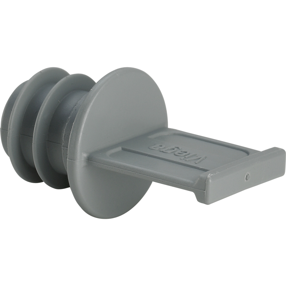 Viega Verschlussstopfen Raxofix 5359.1 in 16mm Kunststoff grau