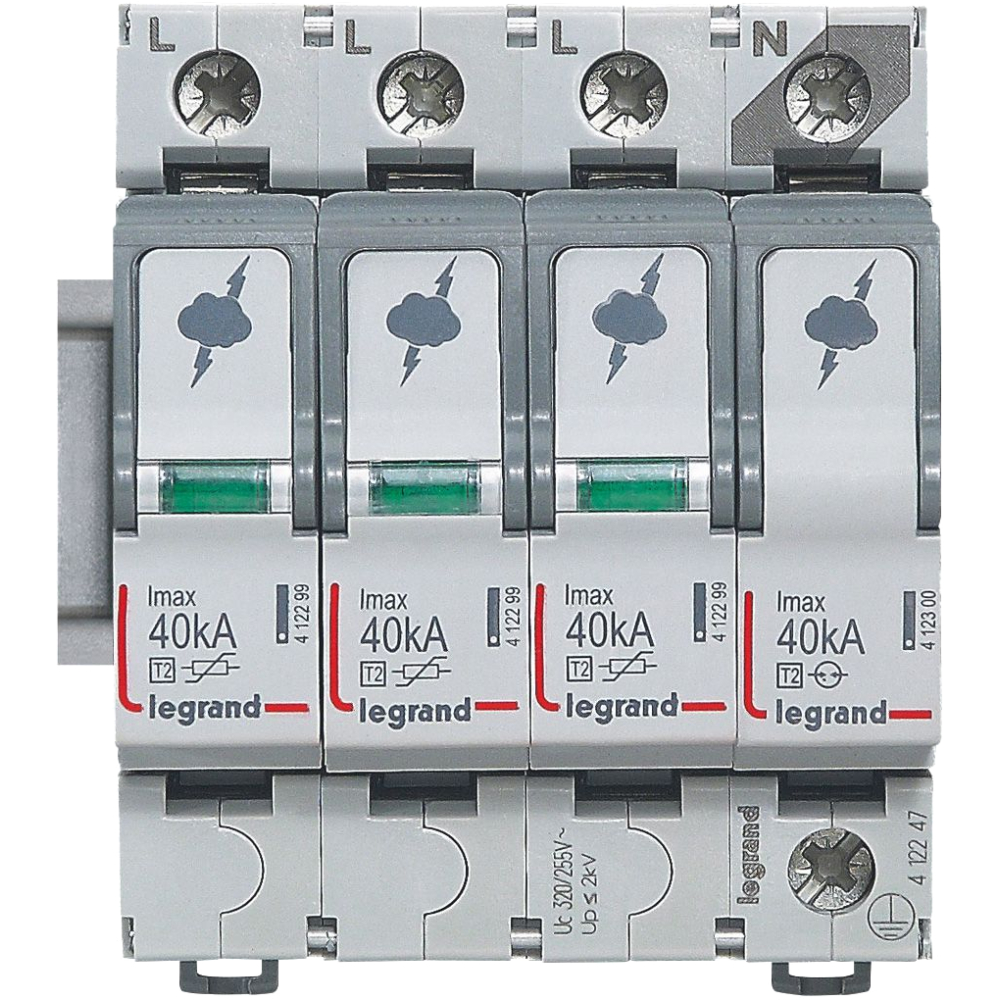 Überspannungsableiter 3+N/Typ2/40kV
