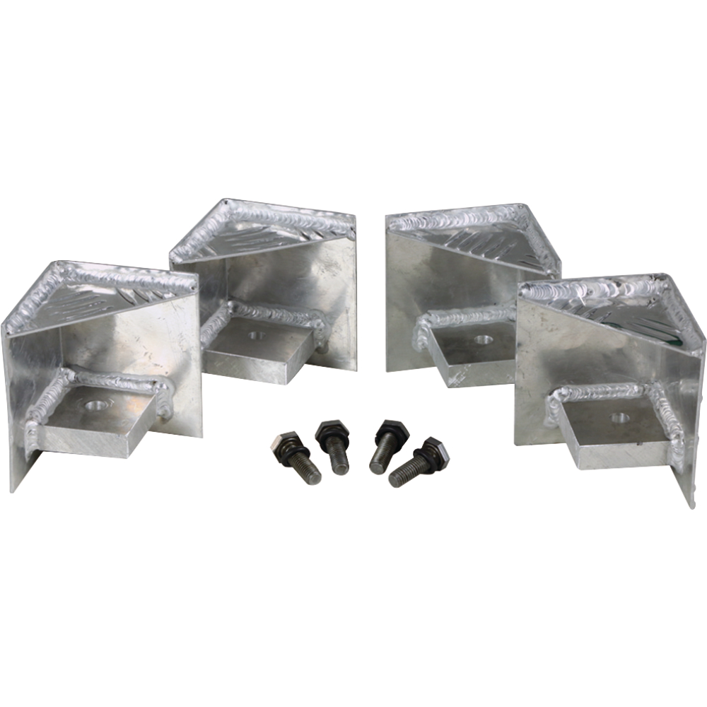 Palettenfüße für Riffelblechboxen