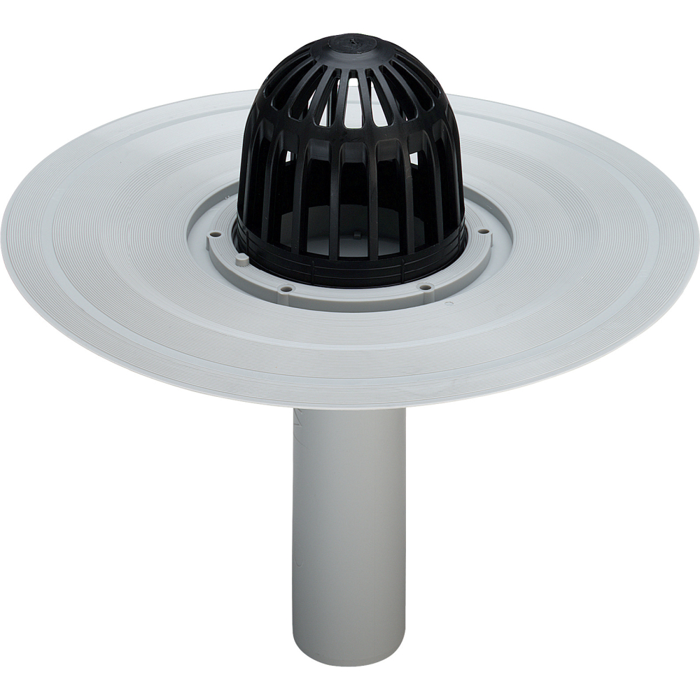 Viega Balkon-/Terrassenablauf Advantix 4946.2 in 100mm Kunststoff grau