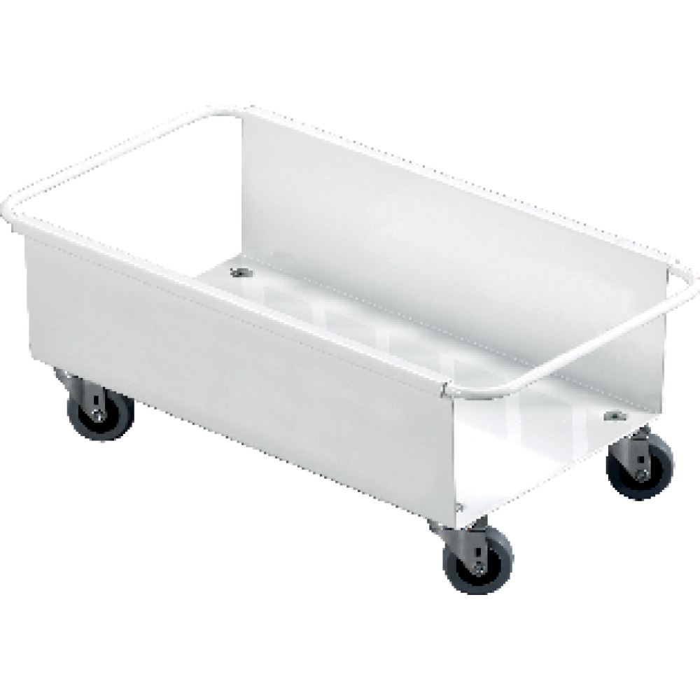 Fahrwagen, weiß f. Wertstoffsammler 90l