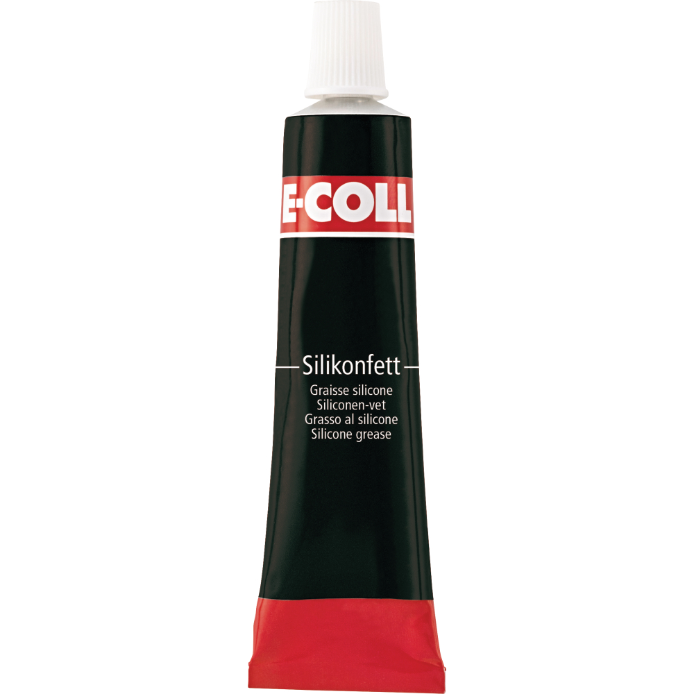 E-COLL Silikonfett 23g Tube, weiß