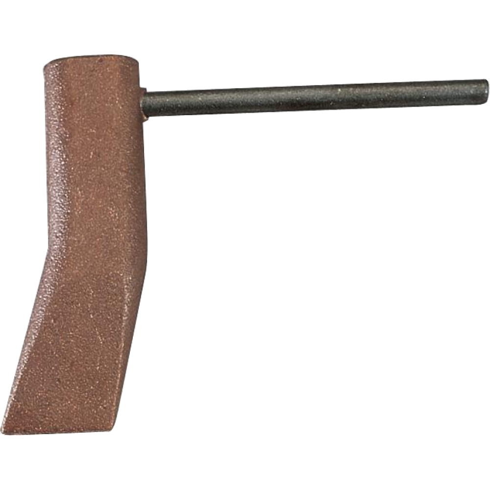 GCE Kupferstück Hammerform m. Eisenstift gerade für Propan-Handgriff 250 g