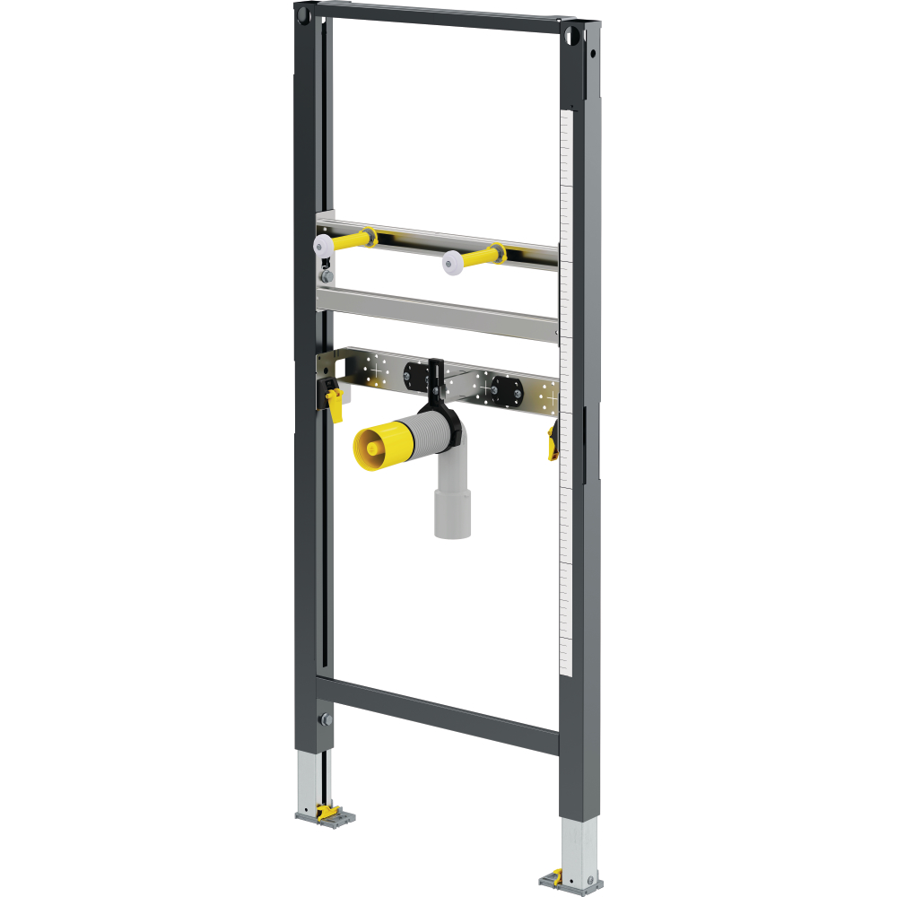 Viega Waschtisch-Element Prevista Dry 8535 Anschlüsse höhenverstellbar 1120 mm