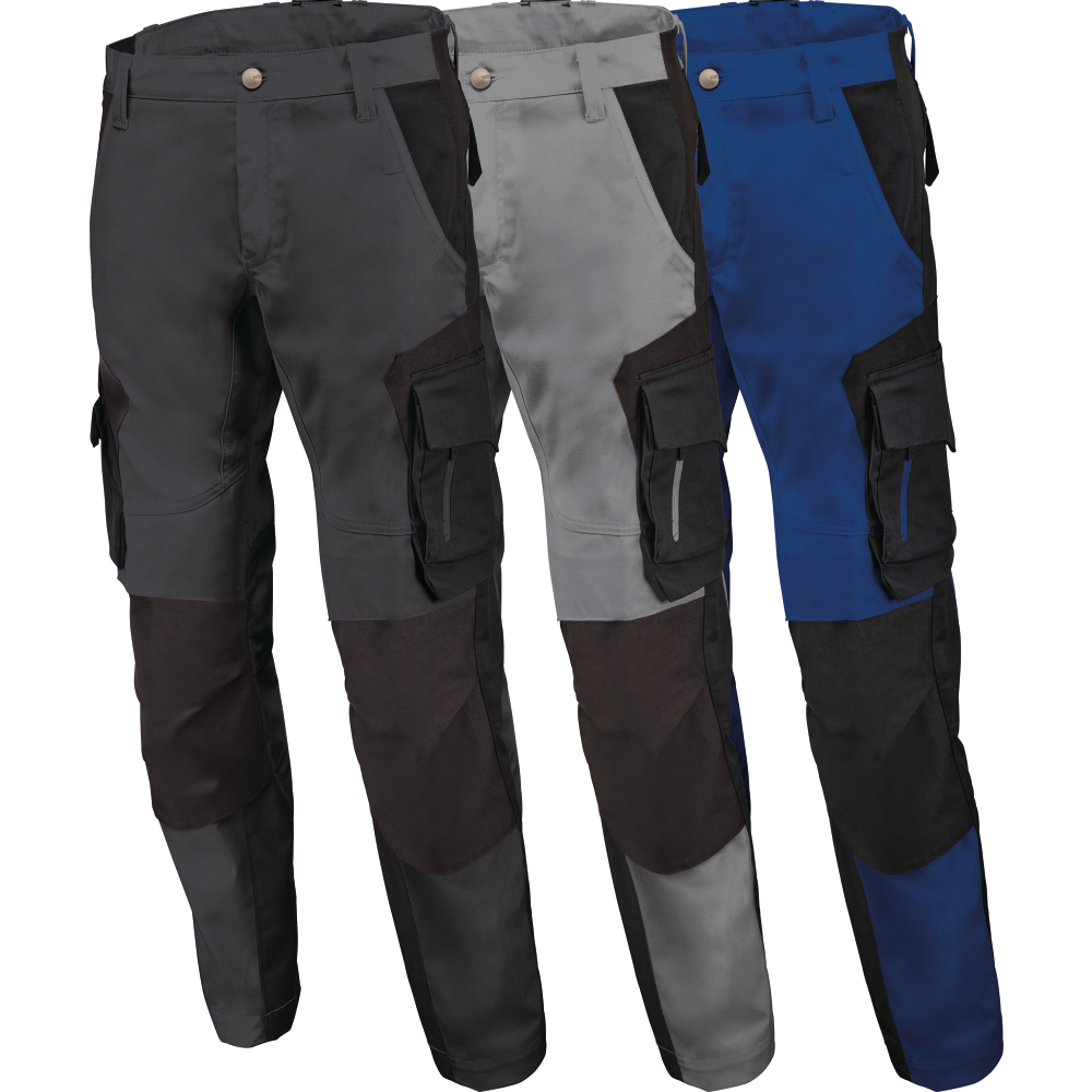 FHB Arbeitshose FLORIAN royalblau-schwarz Gr.56