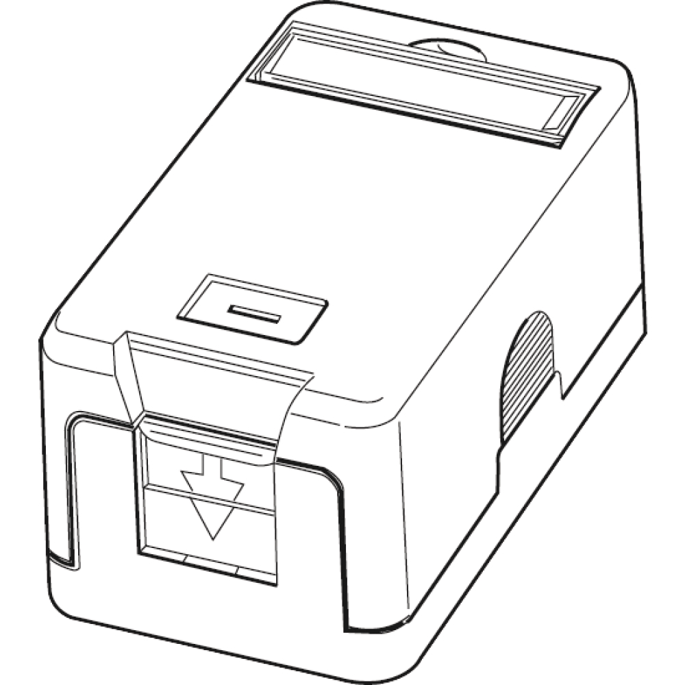 ABN RJ45 Schnittstelle f. Hutschiene zum APL BP110