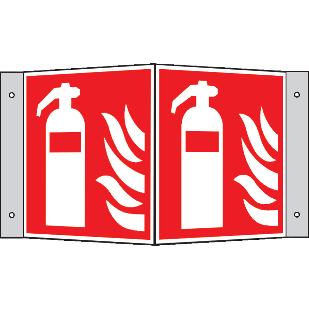 Brandschutzschild Alu Feuerlöscher Wi.150x150