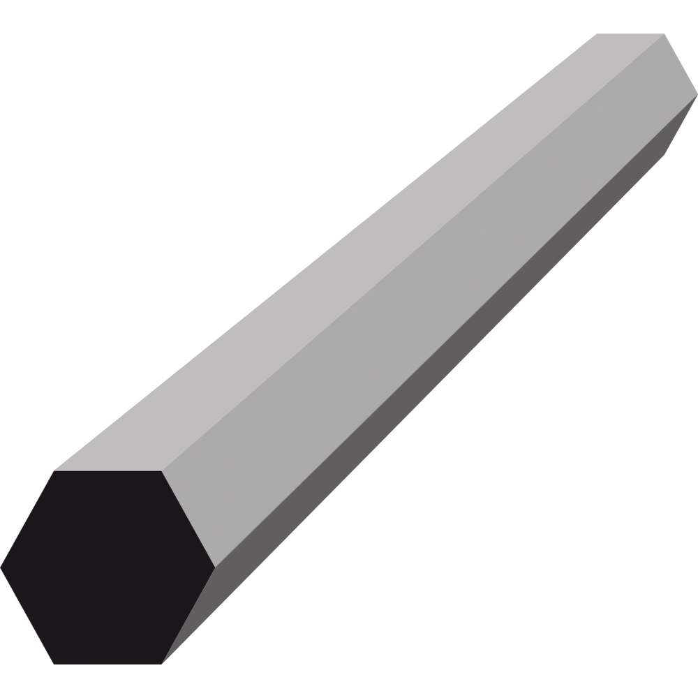 Sechskantstahl blank 11SMn30 (Automatenstahl)