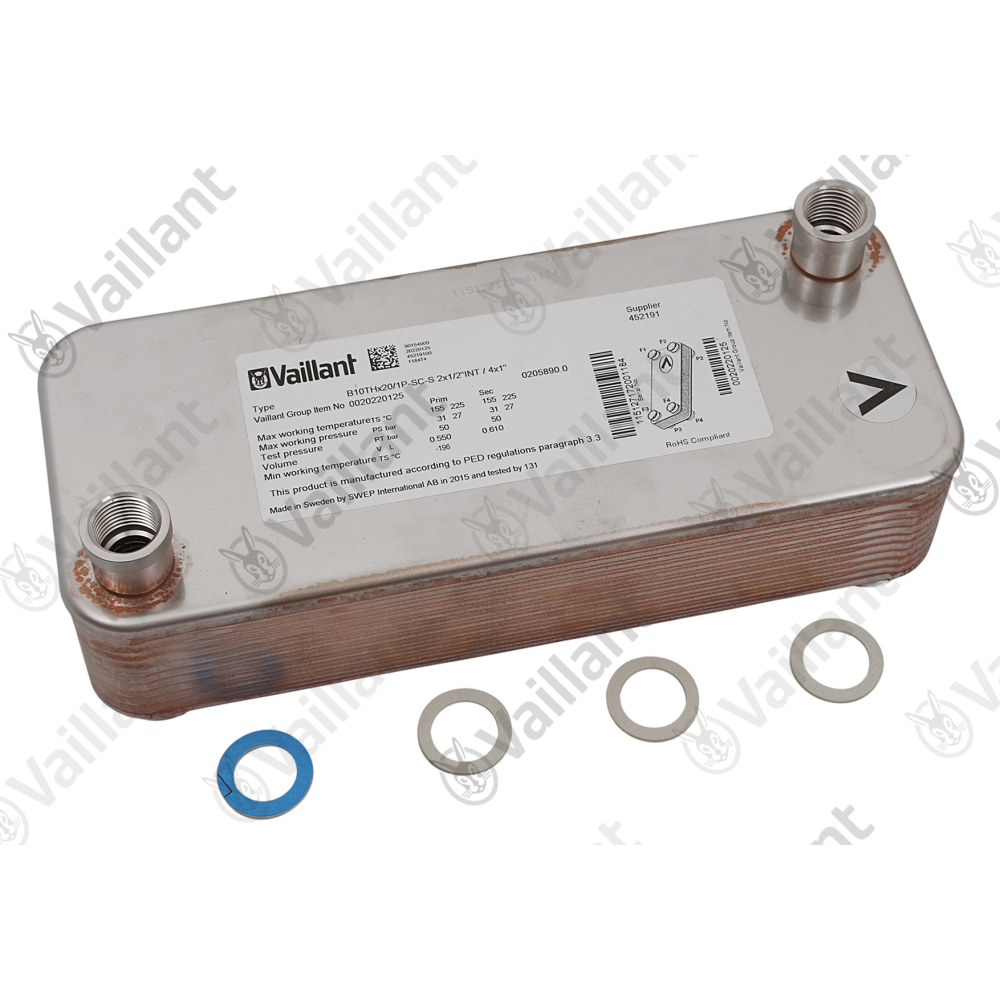 Vaillant Wärmetauscher, BW Vaillant-Nr. 0020233639