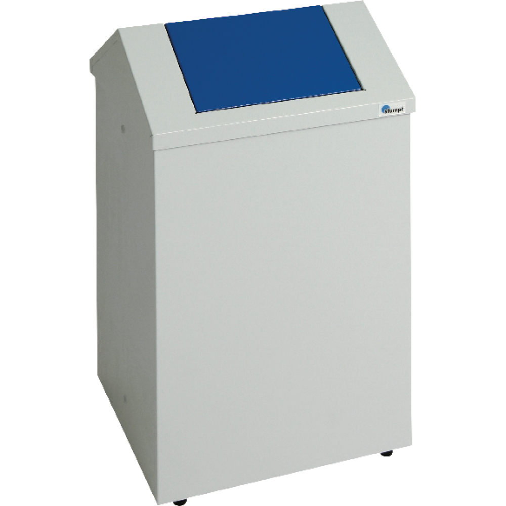 Abfalltrennung PWK RAL 7035/5010, 45 Liter