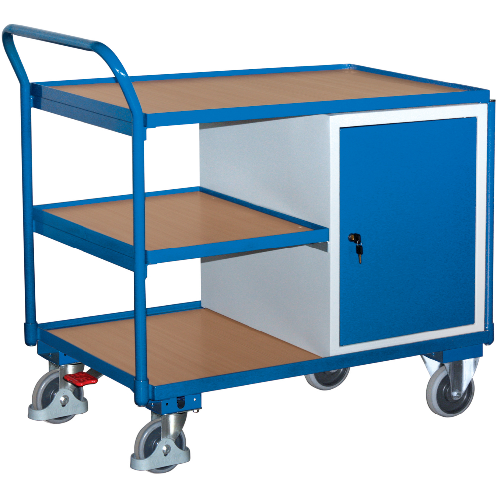 Tischwagen 250 kg 1 Schrank 3 Ladeflächen
