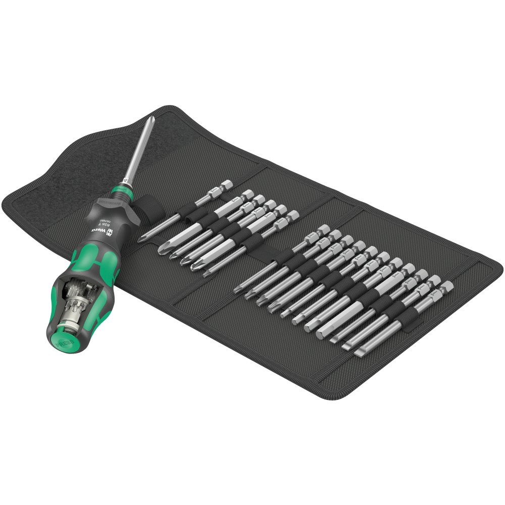 Kraftform Kompakt Turbo 1 mit Bit-Halter u. 18 Bits