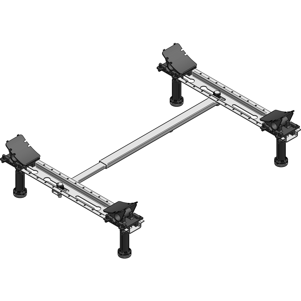 mabo Badewannenfuß WFS für Stahlwannen bis 180x80 cm ab 2,3mm Materialstärke