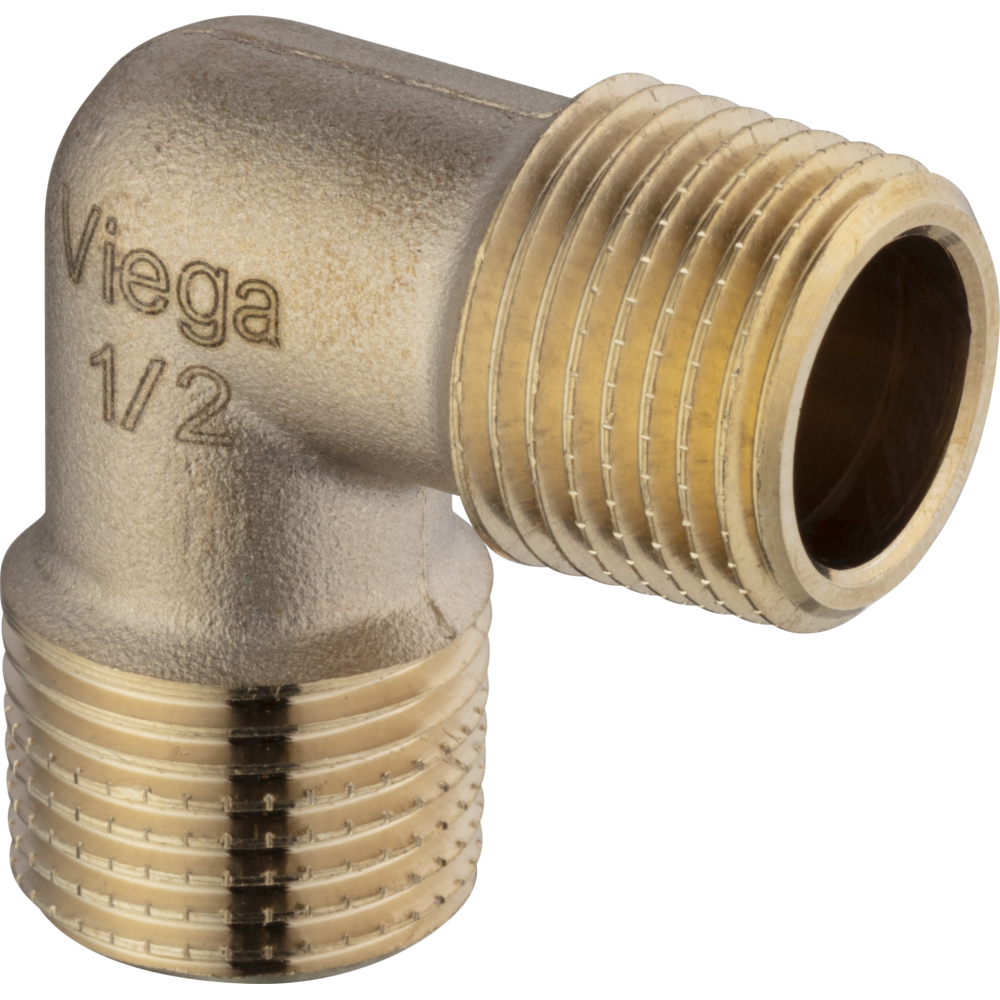 Viega Winkel 90 Grad 3091 in R1/2 x R1/2 Rotguss