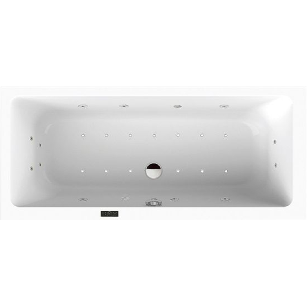 FORMAT Pro Poolwanne 170 x 75 cm, ComfP, Rückendüsen links