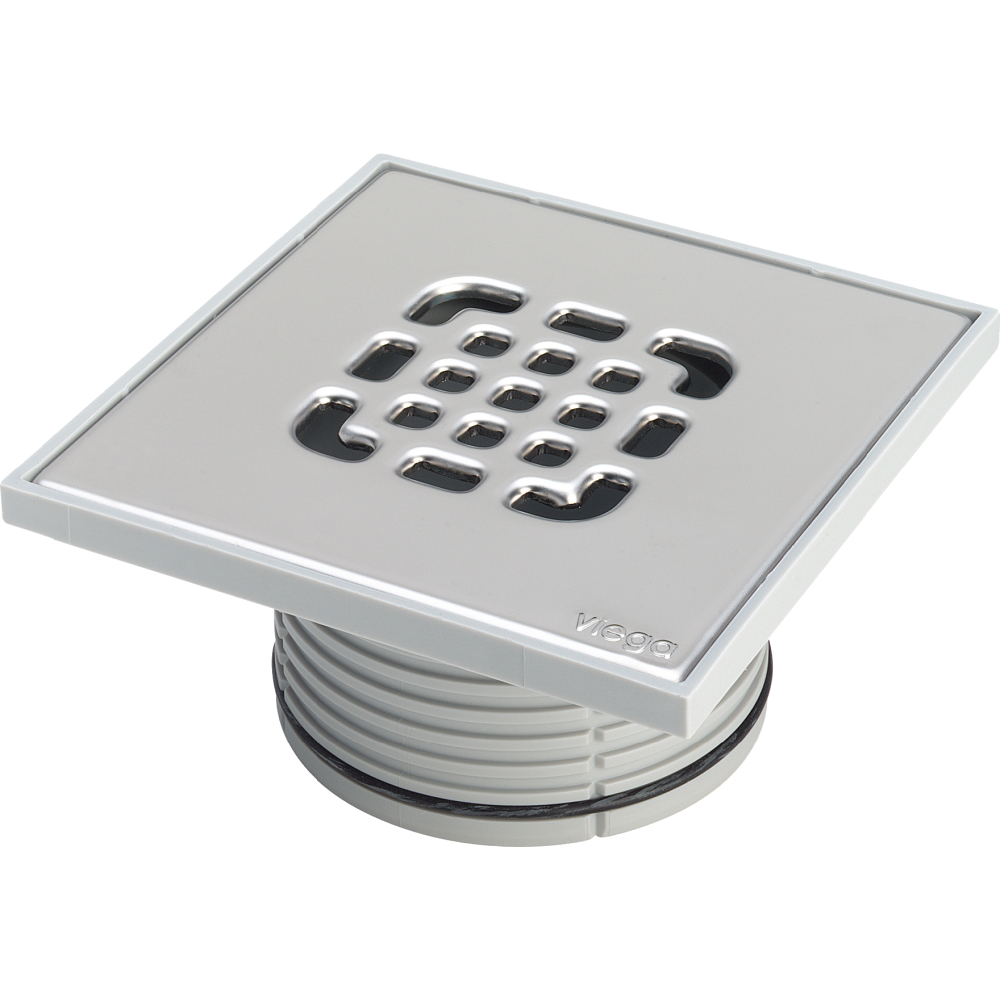 Viega Aufsatz für Badabläufe 4934.4 Rost 150x150mm