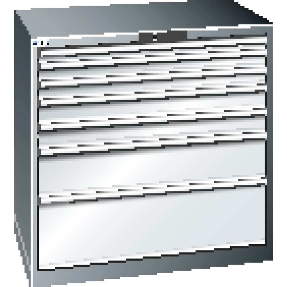 Schubladenschrank lg/l H1000, 7 Schubl.