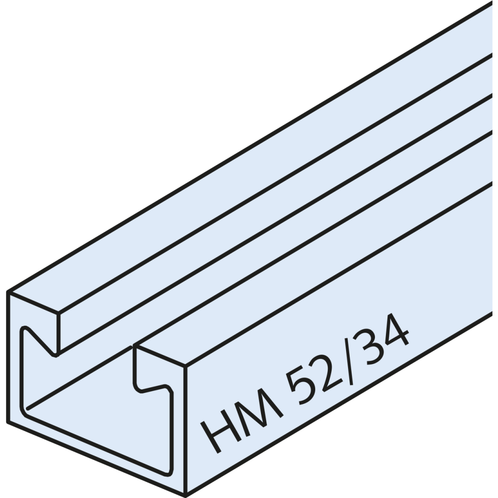 Montageschiene HM 52/34