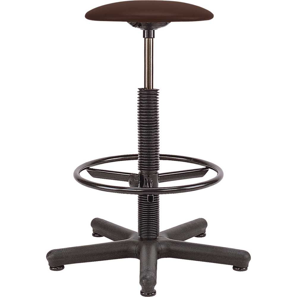 Hocker Goliat + Ring K.-leder schwarz