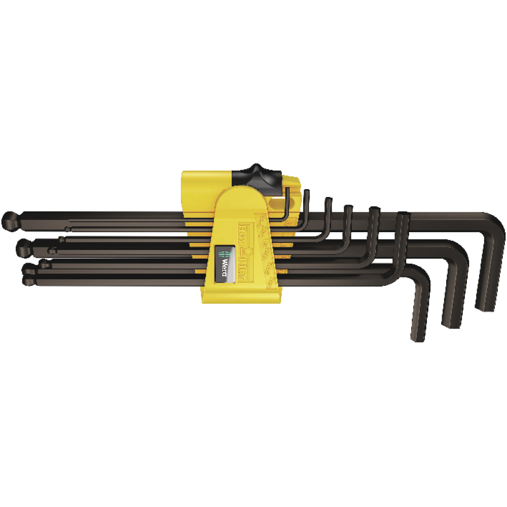 Wera Winkelschraubendreher- Satz im Handhalter 9-teilig 5/64"-3/8" lang