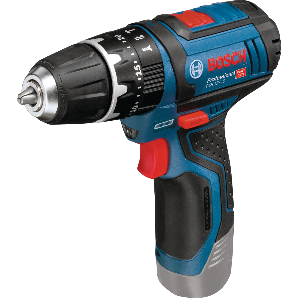 Bosch Akku-Schlagbohrschrauber 12V c&g GSB 12V-15 15/30Nm solo