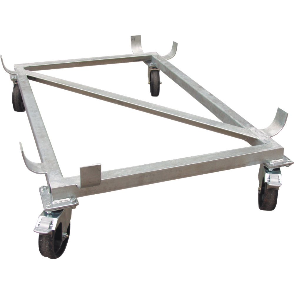 Lenkrollengestell für Behälter 700 l