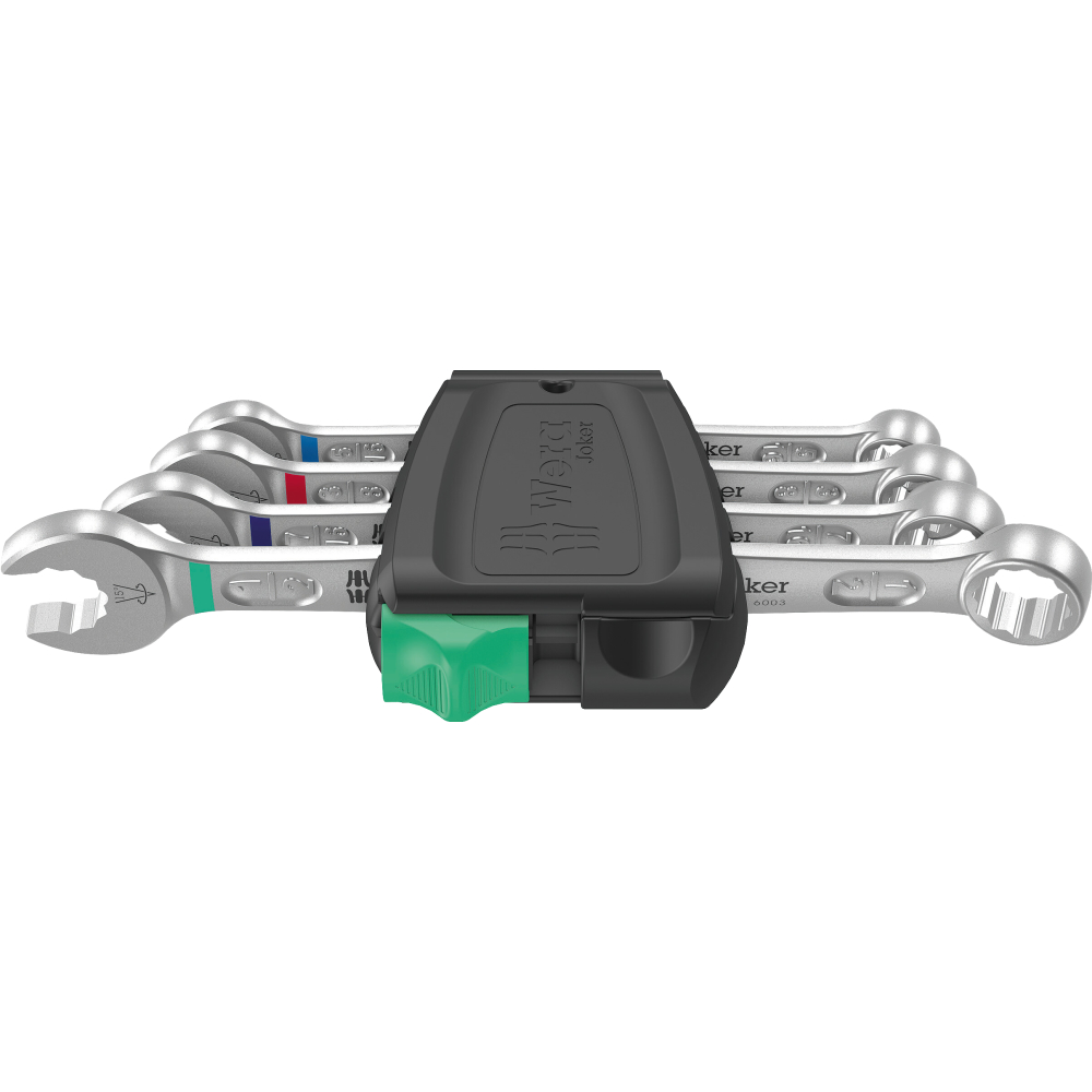 Ringmaulschlüssel-Set 6003 zöllig, Joker 4 Set 1, Wera