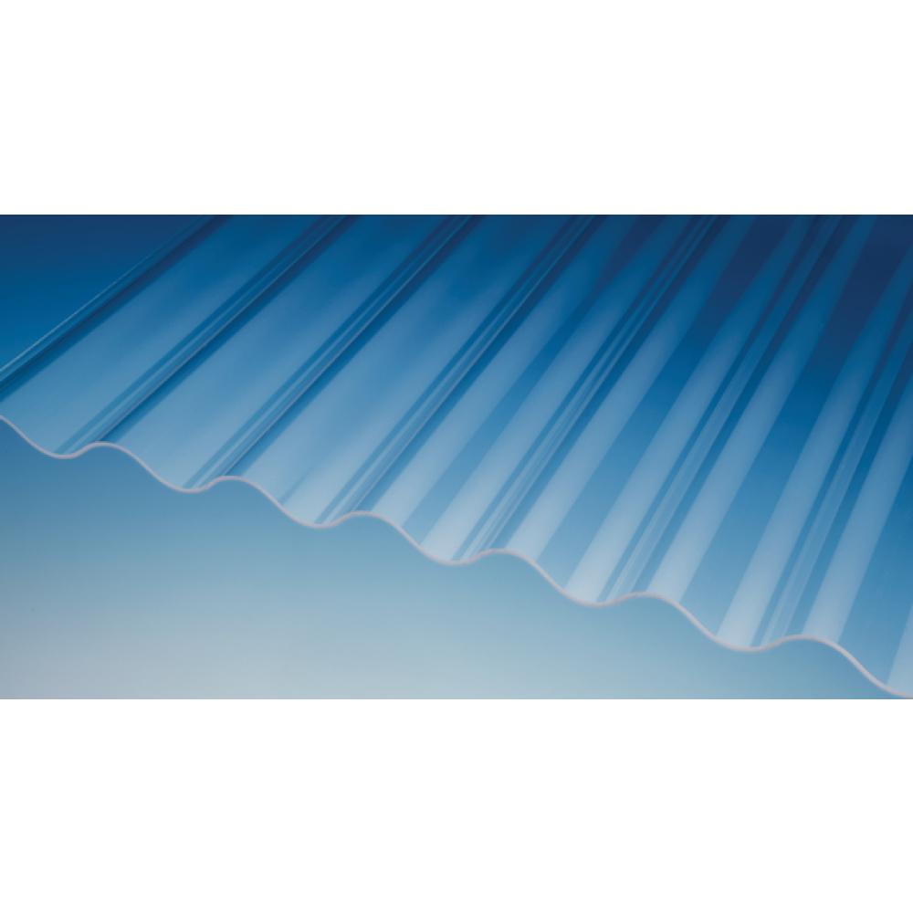 Wellpl. PLEXIGLAS® Resist 76/18 Rund farblos glatt